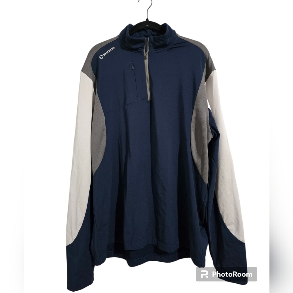 Sunice‎ Otaki Mid-Layer Top Blue/Cream size XL